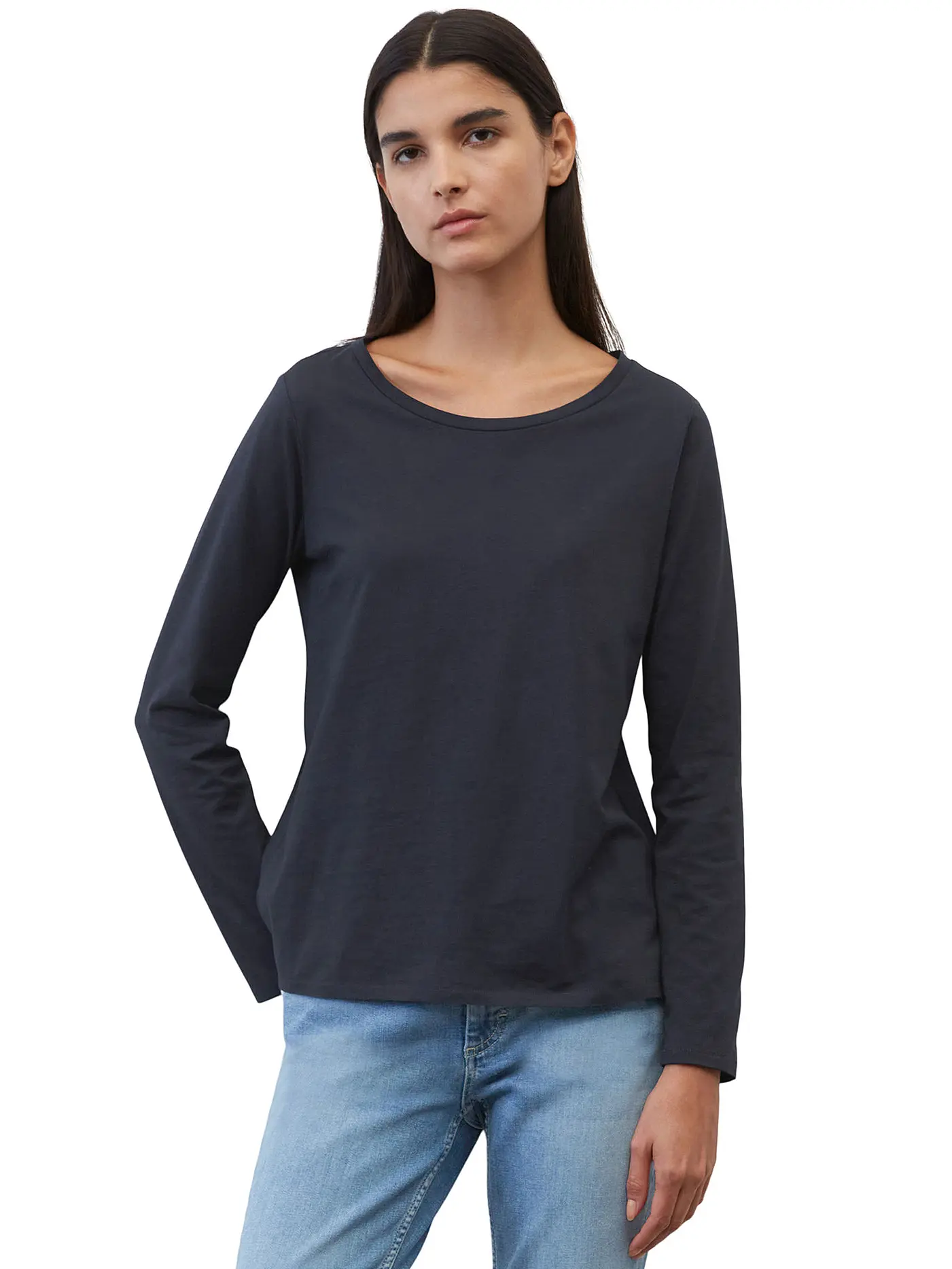 MARC O'POLO | Langarmshirt | dunkelblau
